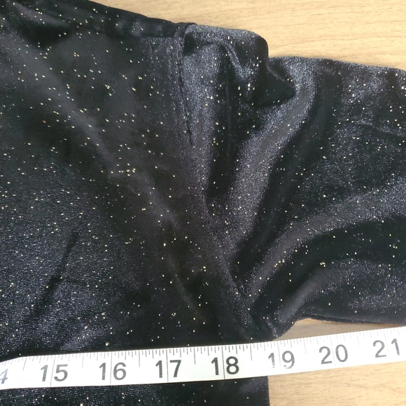 J Crew Crewcuts Girls Velour Sweatshirt Size XL Sparkle Velvet Y2K Princesscore - Picture 4 of 9